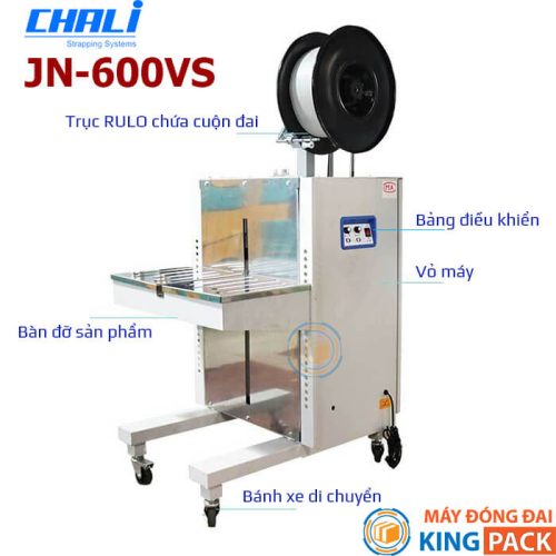 chi tiết cấu tạo máy đóng đai jn-600vs