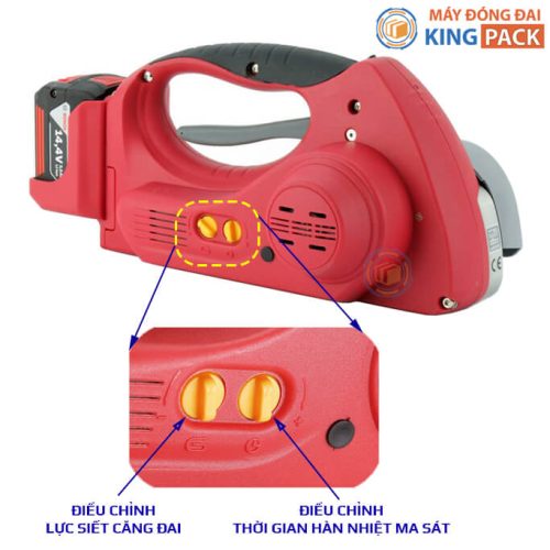 máy đóng đai nhựa cầm tay dùng pin h45l