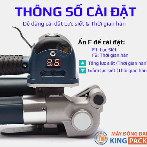 thông tin cài đặt máy đóng đai cầm tay dd19a
