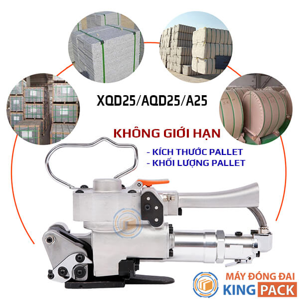 máy đóng đai cầm tay dùng khí nén xqd25