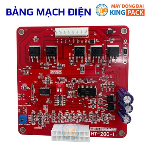 bảng mạch điện trên máy đóng đai bán tự động
