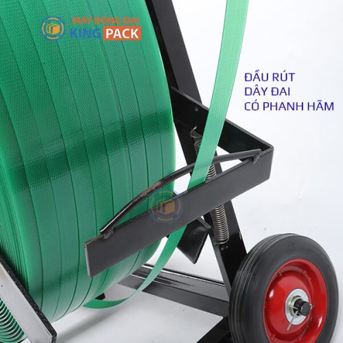 chi tiết xe đẩy cuộn dây đai nhựa
