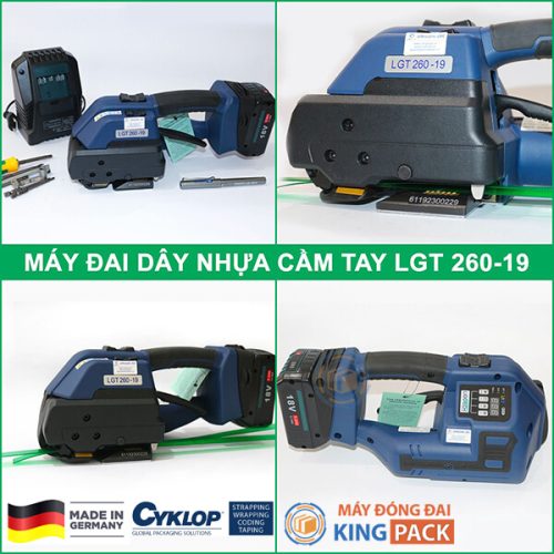 máy đóng đai dùng pin lgt 260 cyklop