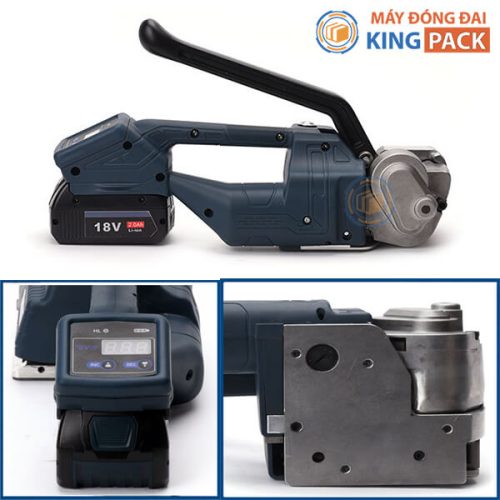 máy đóng đai nhựa cầm tay dùng pin v1