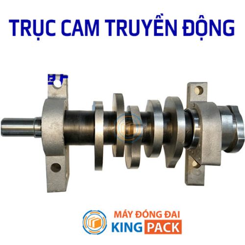 trục cam truyền động trên máy đóng đai bán tự động