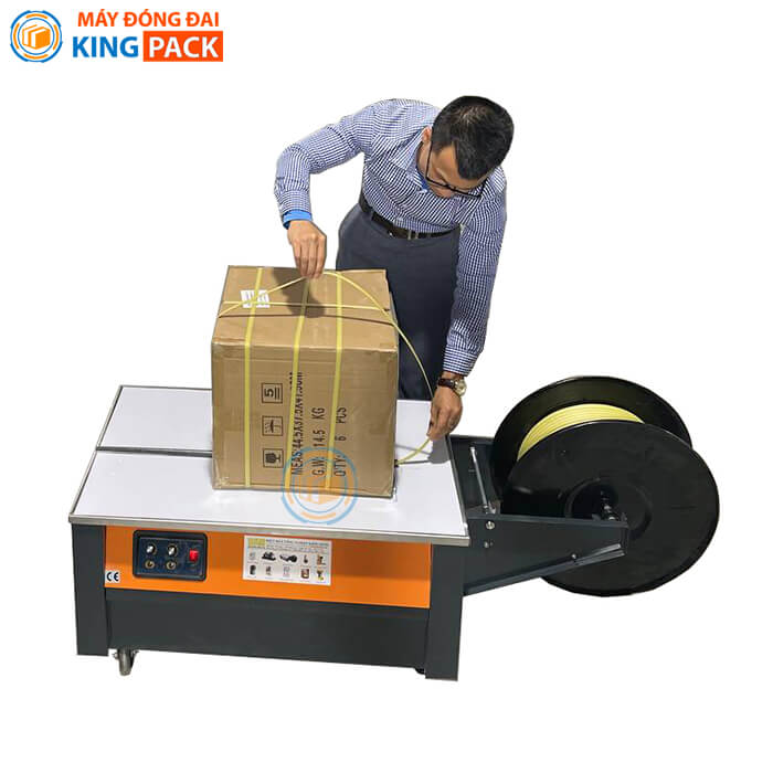 cách sử dụng máy đóng đai bán tự động